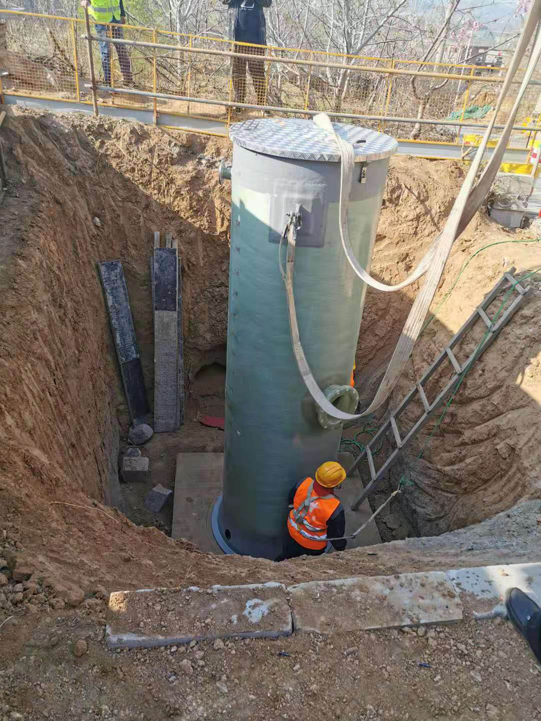 萬年濟南市農村一體化預制泵站案例